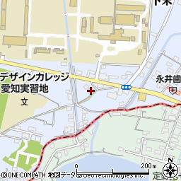 愛知県小牧市下末1509周辺の地図