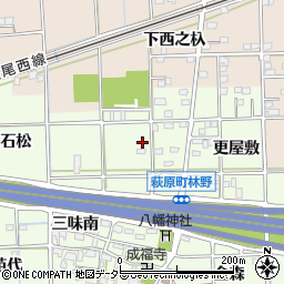 愛知県一宮市萩原町林野宮浦46周辺の地図