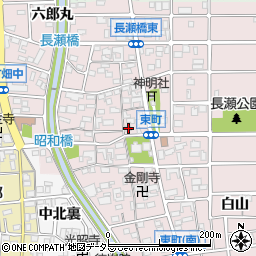 愛知県岩倉市東町東市場屋敷100周辺の地図