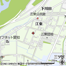 愛知県一宮市東加賀野井江東34周辺の地図