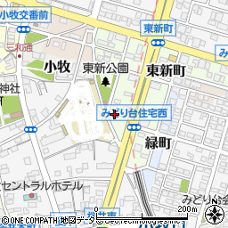 愛知県小牧市東新町179周辺の地図