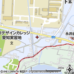 愛知県小牧市下末1508周辺の地図