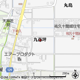 愛知県一宮市祐久九百坪周辺の地図