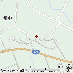 京都府福知山市畑中968周辺の地図