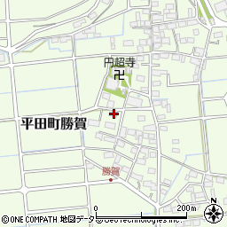 岐阜県海津市平田町勝賀1425周辺の地図