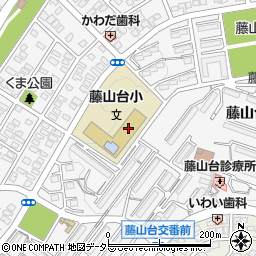 春日井市立藤山台小学校周辺の地図