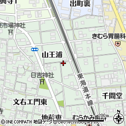 愛知県一宮市大和町妙興寺山王浦87周辺の地図