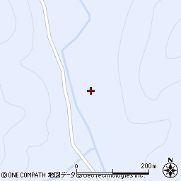 京都府京都市左京区久多上の町332周辺の地図