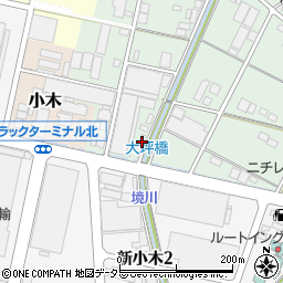 愛知県小牧市舟津1212周辺の地図