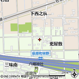 愛知県一宮市萩原町林野宮浦19周辺の地図