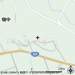 京都府福知山市畑中970周辺の地図