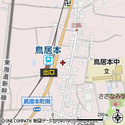 滋賀県彦根市鳥居本町667周辺の地図