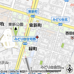 愛知県小牧市緑町11周辺の地図
