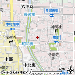 愛知県岩倉市東町東市場屋敷75周辺の地図