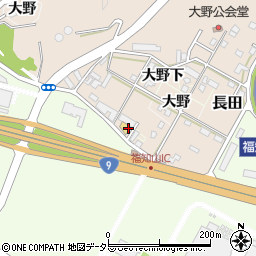 京都府福知山市大野下周辺の地図
