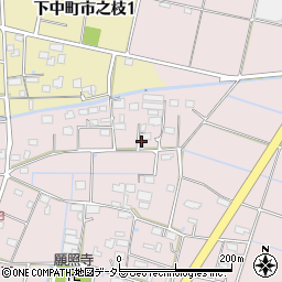岐阜県羽島市下中町石田38周辺の地図
