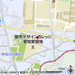 愛知県小牧市下末1453周辺の地図
