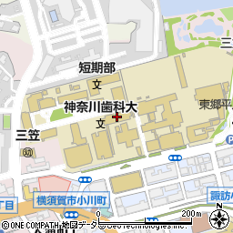 神奈川歯科大学周辺の地図