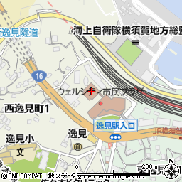 トレクォーレ横須賀周辺の地図