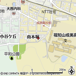 京都府福知山市南本堀494周辺の地図