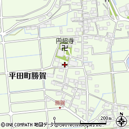 岐阜県海津市平田町勝賀1461周辺の地図