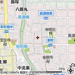 愛知県岩倉市東町東市場屋敷84周辺の地図