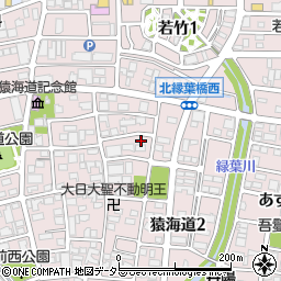 愛知県一宮市丹陽町猿海道腰本周辺の地図