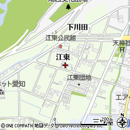 愛知県一宮市東加賀野井江東1047周辺の地図