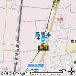 滋賀県彦根市鳥居本町624周辺の地図
