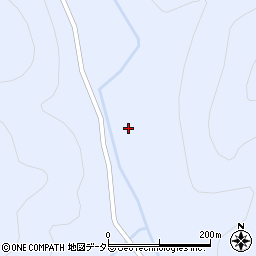 京都府京都市左京区久多上の町339周辺の地図