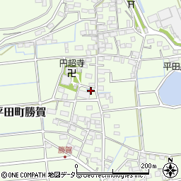 岐阜県海津市平田町勝賀1449周辺の地図