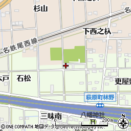 愛知県一宮市萩原町林野宮浦3周辺の地図