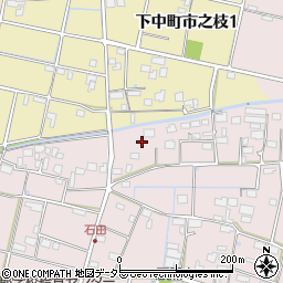 岐阜県羽島市下中町石田59周辺の地図