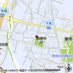 愛知県小牧市下末1209周辺の地図