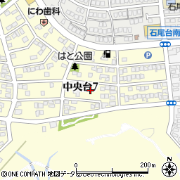 愛知県春日井市中央台7丁目周辺の地図