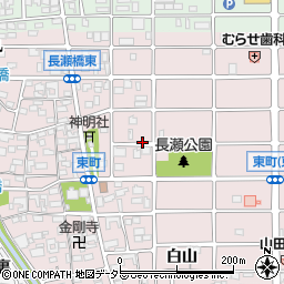 愛知県岩倉市東町周辺の地図