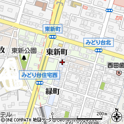 愛知県小牧市緑町13周辺の地図