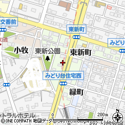 愛知県小牧市東新町169-2周辺の地図