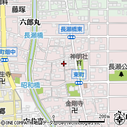 愛知県岩倉市東町東市場屋敷82周辺の地図
