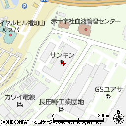 サンキン株式会社　福知山工場周辺の地図