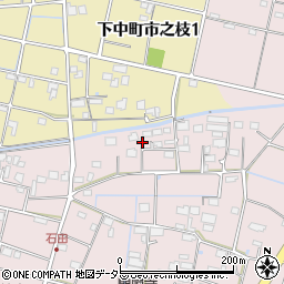 岐阜県羽島市下中町石田53周辺の地図