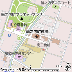 岐阜県安八郡輪之内町周辺の地図
