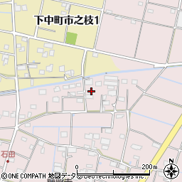 岐阜県羽島市下中町石田41周辺の地図