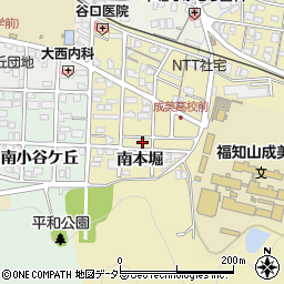 京都府福知山市南本堀1365周辺の地図