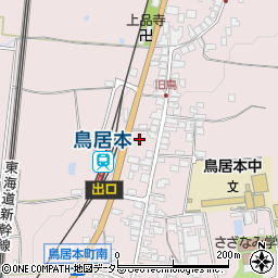滋賀県彦根市鳥居本町677周辺の地図