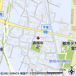 愛知県小牧市下末1211周辺の地図