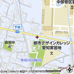 愛知県小牧市下末1472周辺の地図