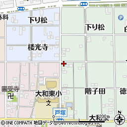 愛知県一宮市大和町妙興寺階子田76周辺の地図