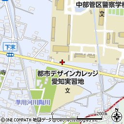 愛知県小牧市下末1460周辺の地図