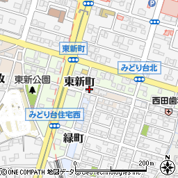 愛知県小牧市緑町14周辺の地図